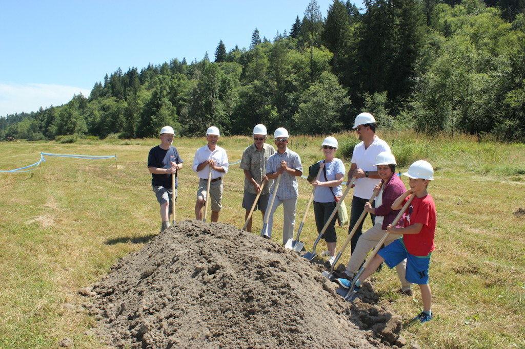The Ohop Groundbreaking Celebration this Saturday marked the beginning of the newest phase of restoration. Photo credit: Emmett O'Connell
